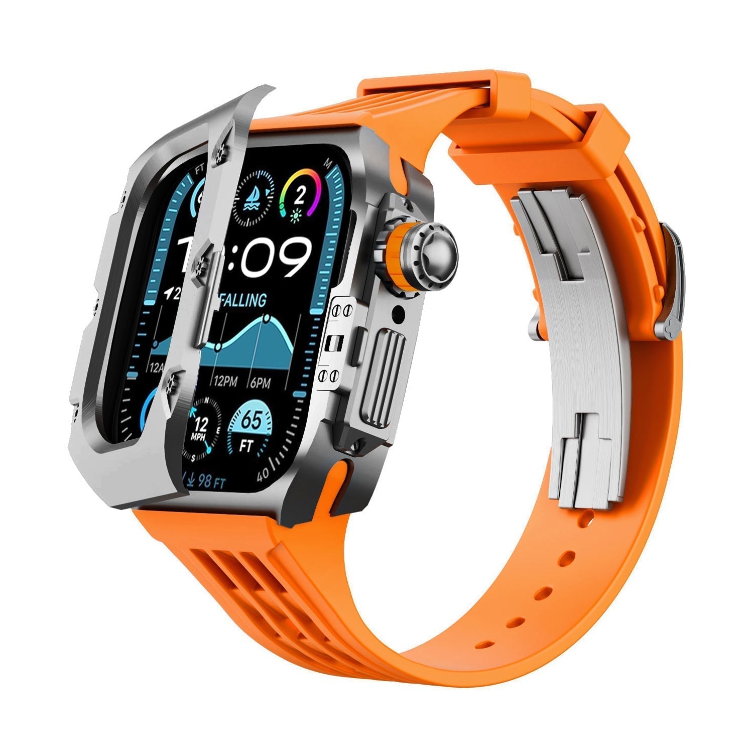 MC-Flipro Apple Watch Case - Titanium Case